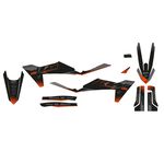 _Blackbird Decal Kit + Seat Cover Mat Black KTM SX/SX-F 2023 | 8548Y | Greenland MX_