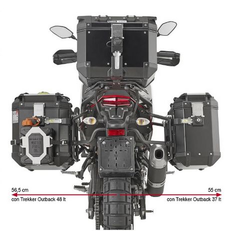 _Spezifischer PL One-Fit Stahlrohr-Seitenkofferträger für Monokey Cam-Side Trekker Outback Yamaha Ténéré 700 19-.. | PLO2145CAM | Greenland MX_