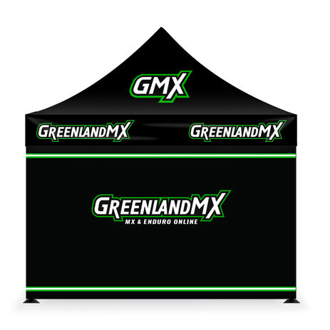 _Reinforced Tent 3 x 3 with 3 walls Black GMX | GK-3X3ANGMX-P | Greenland MX_
