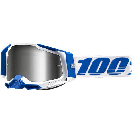 _Masque 100% Racecraft 2 Fluo Isola Ècran Miroir | 50010-00005-P | Greenland MX_