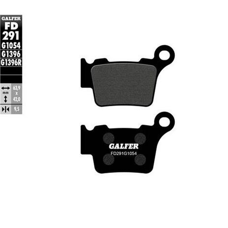 _Galfer KTM EXC/SX 04-.. HVA 14-.. Gas Gas EC/EC-F 21-.. Semi Metal Rear Brake Pads | FD291G1054 | Greenland MX_