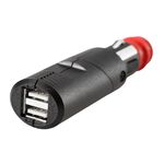 _SW-Motech USB Double Charger Socket with Universal Plug 2 x 2.100 mA. 12-24 V | EMA.00.107.12200 | Greenland MX_