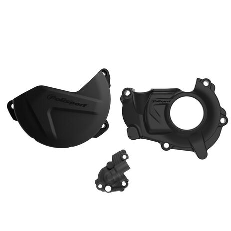 _Polisport Clutch+Ignition+Water Pump Cover Protector Kit Yamaha YZ 450 F 18-22 | 90947-P | Greenland MX_