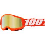 _100% Youth Goggles Strata 2 Orange Mirror Lens | 50032-00005-P | Greenland MX_