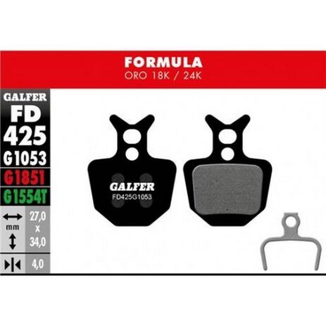_Galfer Standard Fahrradbremsbeläge Formula Gold | FD425G1053 | Greenland MX_