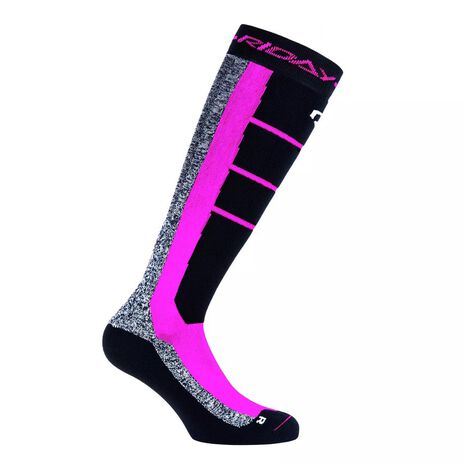 _Riday Medium Long Socks Gray/Pink | MMS0001.002 | Greenland MX_