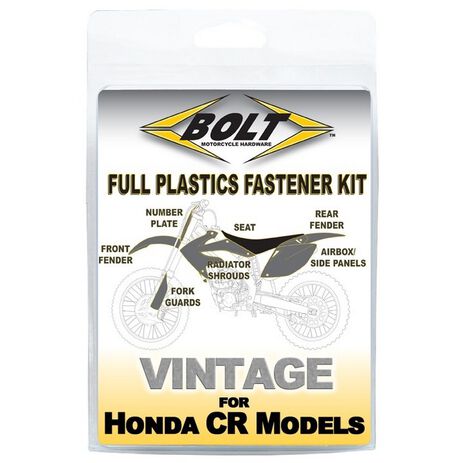 _Bolt Plastikschrauben-Kit Honda CR 125 R 93-97 CR 250 R 92-96 | BT-HON-9297104 | Greenland MX_