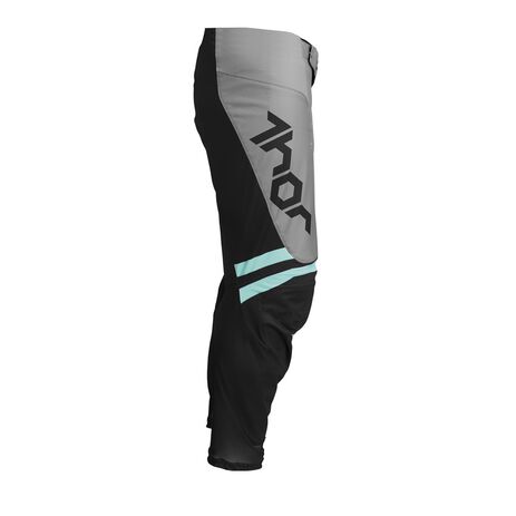 _Thor Pulse Cube Youth Pants Black/Turquoise | 29032055-P | Greenland MX_