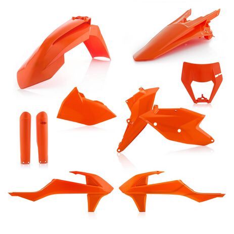 _KTM EXC/EXC-F 17-19 Acerbis Plastik Kit Komplett Orange 16 | 0022371.011.016-P | Greenland MX_