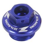 _Honda Yamaha Oil Filler Plug Azul | ZE89-2112-P | Greenland MX_