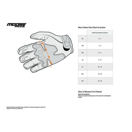 _Moose Racing MX1 Handschuhe Grau/Orange | 3330-7064-P | Greenland MX_