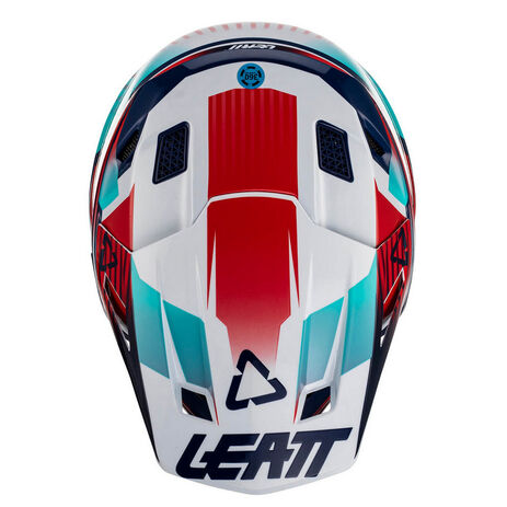 _Casque avec Masque Leatt Moto 8.5 Rouge/Bleu  | LB1023010550-P | Greenland MX_