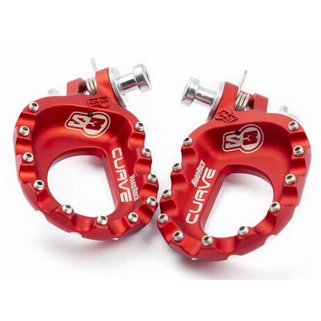 _Trial S3 Curve Foot Pegs | ESK-970-R-P | Greenland MX_