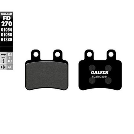 _Galfer Semi-Metall Bremsbeläge Hinten Sherco SE 1.25 F 10-.. | FD270G1054 | Greenland MX_