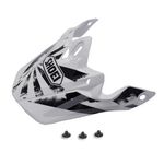 _Shoei V-430 WFX-W Dissent Helmet Visor White/Black | 24SVSRDSNT6-P | Greenland MX_
