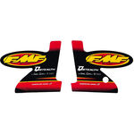 _Stickers Silencer FMF Q Stealth Red (Pair) | 012692 | Greenland MX_