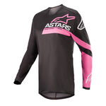 Alpinestars Stella Fluid Chaser Ladies Jersey Black/Pink  XS, , hi-res