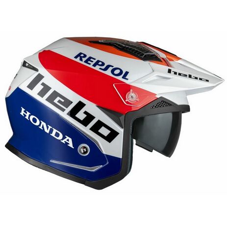 _Hebo HTR P01 V6 Montesa Team Helmet White | HC1167BBL-P | Greenland MX_