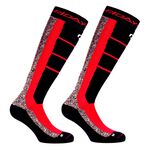 _Riday Medium Long Socks Gray/Red | MMS0001.001 | Greenland MX_