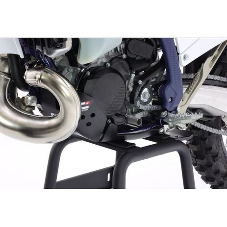 _Crosspro Engine and Link Guard DTC Hard Enduro 8mm HQV TE KTM EXC 250/300 2024 Black | 2CP24102330300 | Greenland MX_