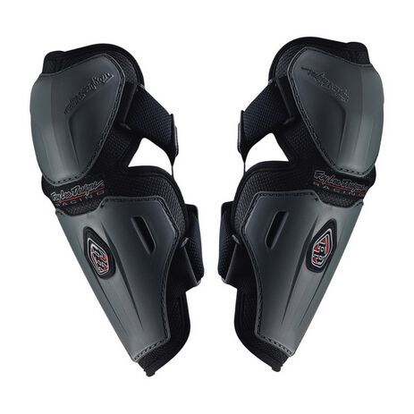 _Troy Lee Designs Solid Knee Guards Gray | 545003901-P | Greenland MX_