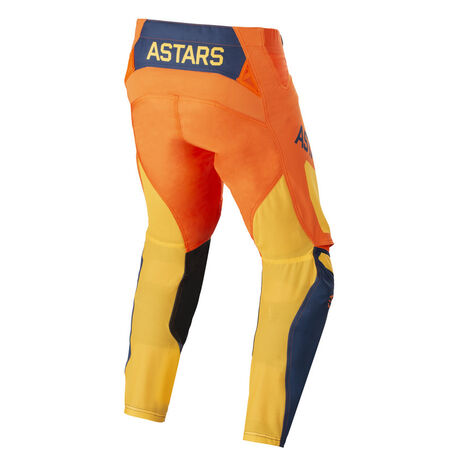 _Alpinestars Racer Factory Youth Pants Orange/Navy/ Yelloww | 3741022-4075 | Greenland MX_