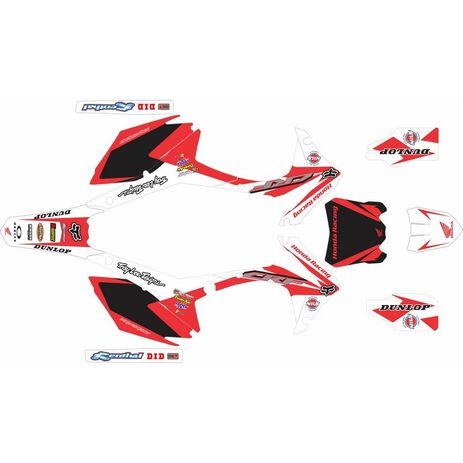 _Komplett Aufkleber Kit Honda CRF 250 R 14-17 Racing Nils | SK-HCRF251417RANI-P | Greenland MX_