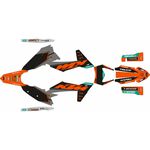 _Kit Autocollant Complète KTM EXC/EXC-F 24 | SK-KTEXC24FUORGRY-P | Greenland MX_