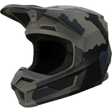 _Fox Fox V1 Trev Youth Helmet Black Camo | 27738-247 | Greenland MX_
