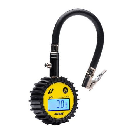 _Jitsie Digital Tyre Pressure Meter with Hose 0-100 PSI | JI621DIGPSI100HOSE | Greenland MX_