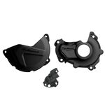 _Polisport Clutch+Ignition+Water Pump Cover Protector Kit Yamaha YZ 450 F 15-17 | 90945-P | Greenland MX_