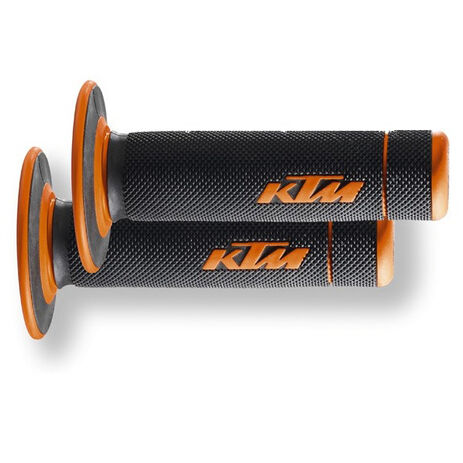 _KTM Grip Set Dual Compound Black-Orange | 63002021100 | Greenland MX_