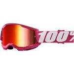 _100% Youth Goggles Strata 2  Fletcher Mirror Lens | 50032-00006-P | Greenland MX_
