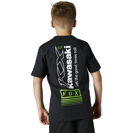 _Fox Kawasaki Kinder T-Shirt | 29176-001 | Greenland MX_