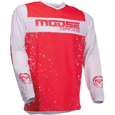 _Moose Racing Qualifier Jersey Rot/Weiss | 29106645-P | Greenland MX_