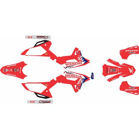 _Komplett Aufkleber Kit Honda CRF 450 RX 22-24 Ama Edition | SK-HCRF450RX2224AM-P | Greenland MX_
