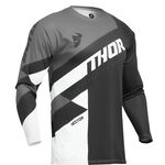 Thor Sector Checker Jersey Black/Gray S, , hi-res
