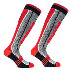 _Chaussettes Longues Riday Heavy Gris/Rouge | MHS0001.001-P | Greenland MX_