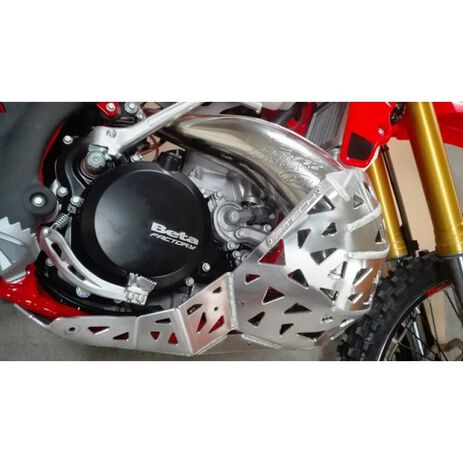 _P-Tech P-Tech Skid Plate with Exhaust Pipe Guard Beta RR 250/300 13-19 | PK002 | Greenland MX_