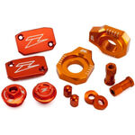 _Zeta Racing KTM SX 250 13-18 SX-F 250/350/450 13-18 Aluminum Accessories Kit Orange | ZE51-2443 | Greenland MX_