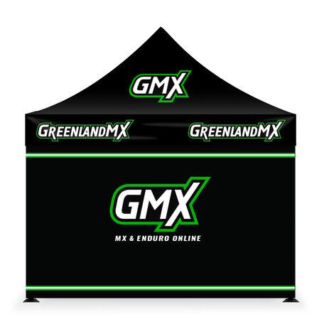 _Reinforced Tent 3 x 3 with 3 walls Black GMX | GK-3X3ANGMX-P | Greenland MX_