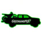 _Autocollant Déco GGMX Pick-UP 7,5 X 2 cm | PU-MBPUP | Greenland MX_