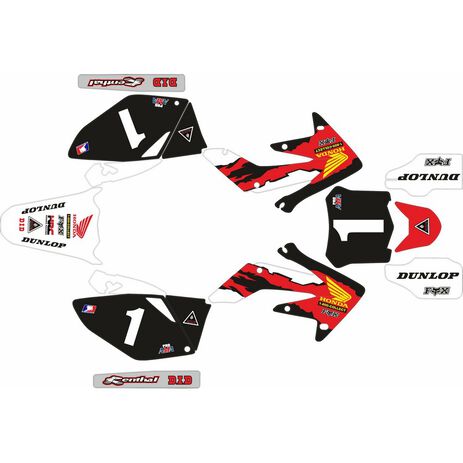 _Komplett Aufkleber Kit Honda CRF 250 R 06-09 McGrath Edition | SK-HCRF250609MG-P | Greenland MX_