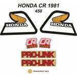 _OEM-Aufkleber-Kit Honda CR 450 R 1981 | VK-HONDCR450R81 | Greenland MX_