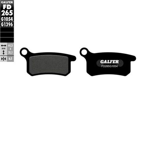 _GalferKTM SX 65 02-22 SX 85 03-11 Semi Metal Front Brake Pads | FD265G1054 | Greenland MX_