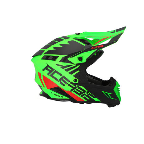 _Acerbis X-Track 22-06 Helmet Fluo Green/Black | 0025032.441-P | Greenland MX_